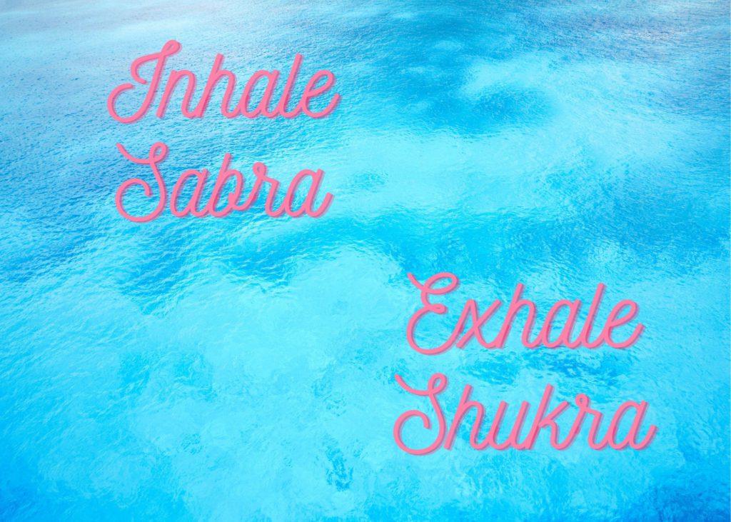 Inhale Sabra, Exhale Shukra