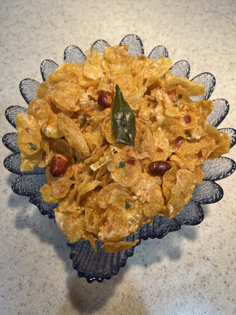 Maize Poha / Corn Flakes Chivda Deepali's blog